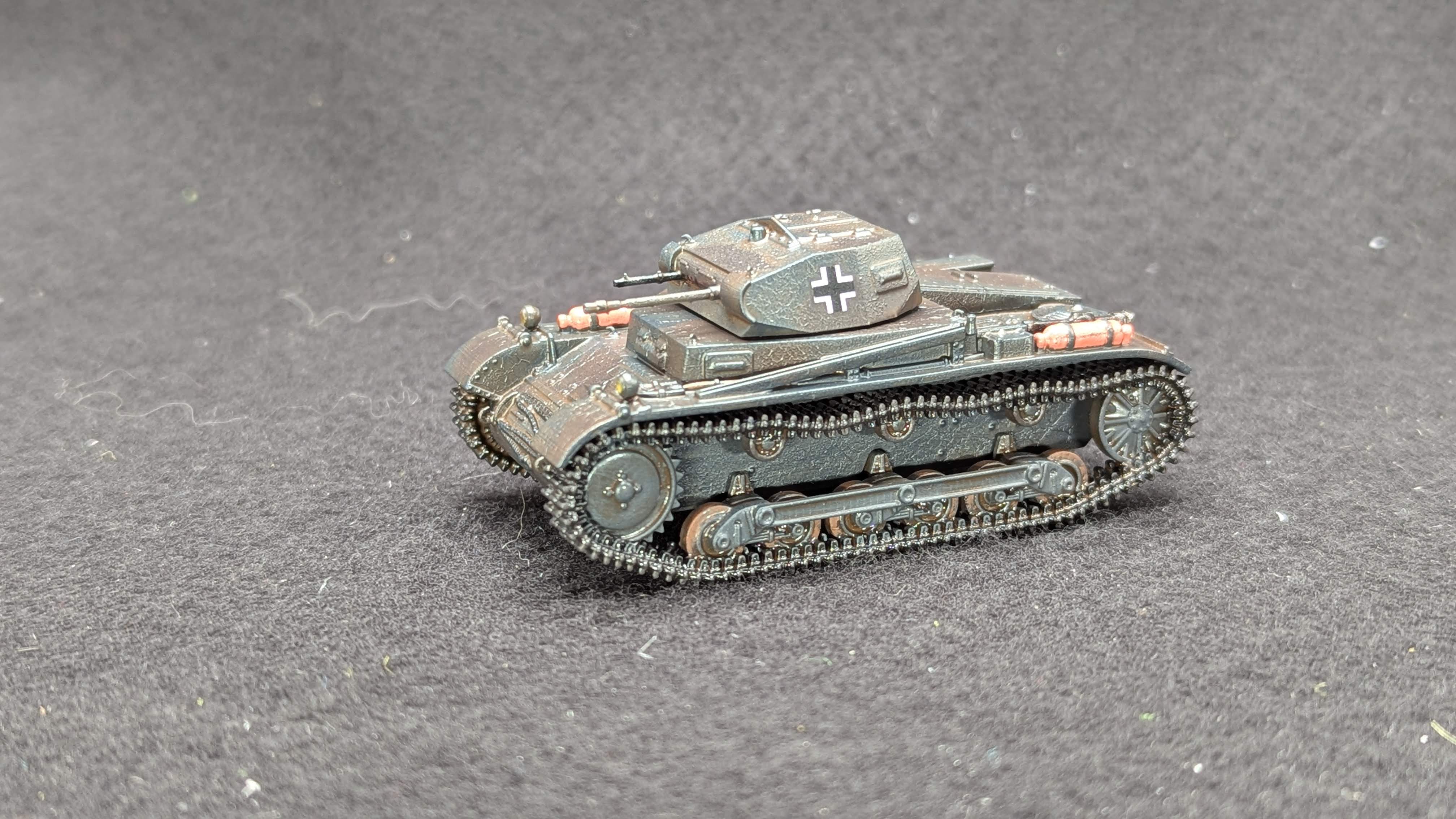 Panzer II Ausf.A (Sd.Kfz.121) + 3 Tankmen (Germany, 1934, Interwar)